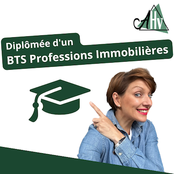 Charlène Vallée, diplômée d'un BTS Professions Immobilières